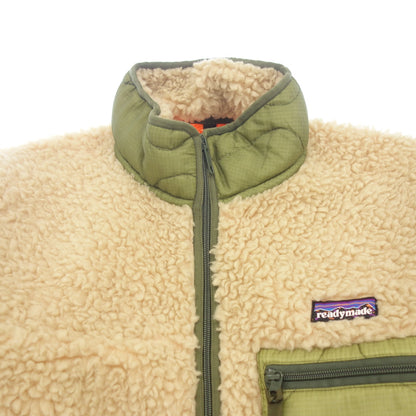 Good Condition◆Readymade Zip Up Jacket Boa Fleece Men's Beige Teddy Size 1 RE-FU-BE-00-00-181 READYMADE [AFB20] 