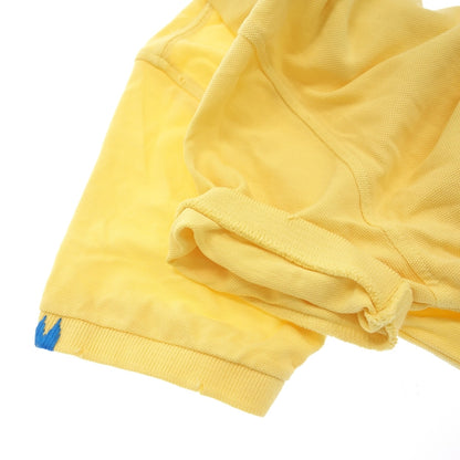 Good Condition◆Project-e Polo Shirt Short Sleeve Cotton Distressed Men's XS Yellow Project-e [AFB39] 