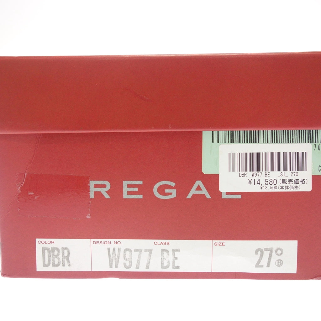 跟新品一样◆富豪流苏乐福皮鞋 W977 男士尺码 27 厘米 棕色 REGAL [AFD8] 