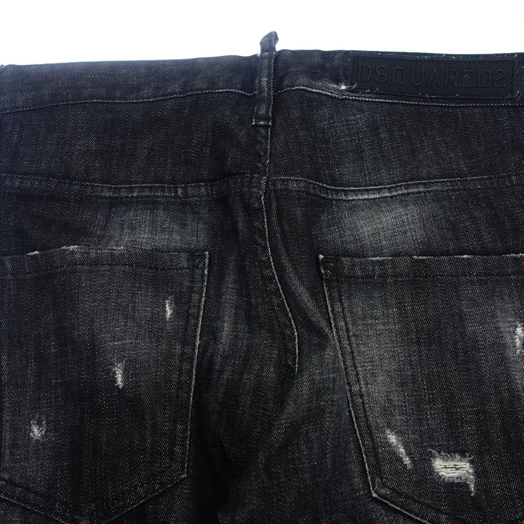 Used ◆D Squared Denim Pants Crash Repair Processed SKATER JEAN FRESH OUTOF SCOTUTS S74LB0336 Men's Black Size 44 DSQUARED2 [AFB48] 