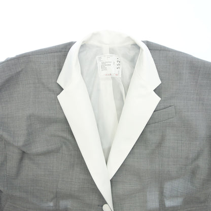 Sacai Jacket Tailored Oversize Cutoff Gray 21-05521 Women's 1 Gray sacai [AFB7] [Used] 