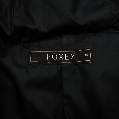 状况良好◆Foxy New York 羽绒服 2way 女士黑色尺寸 38 FOXEY NEW YORK [AFA2] 