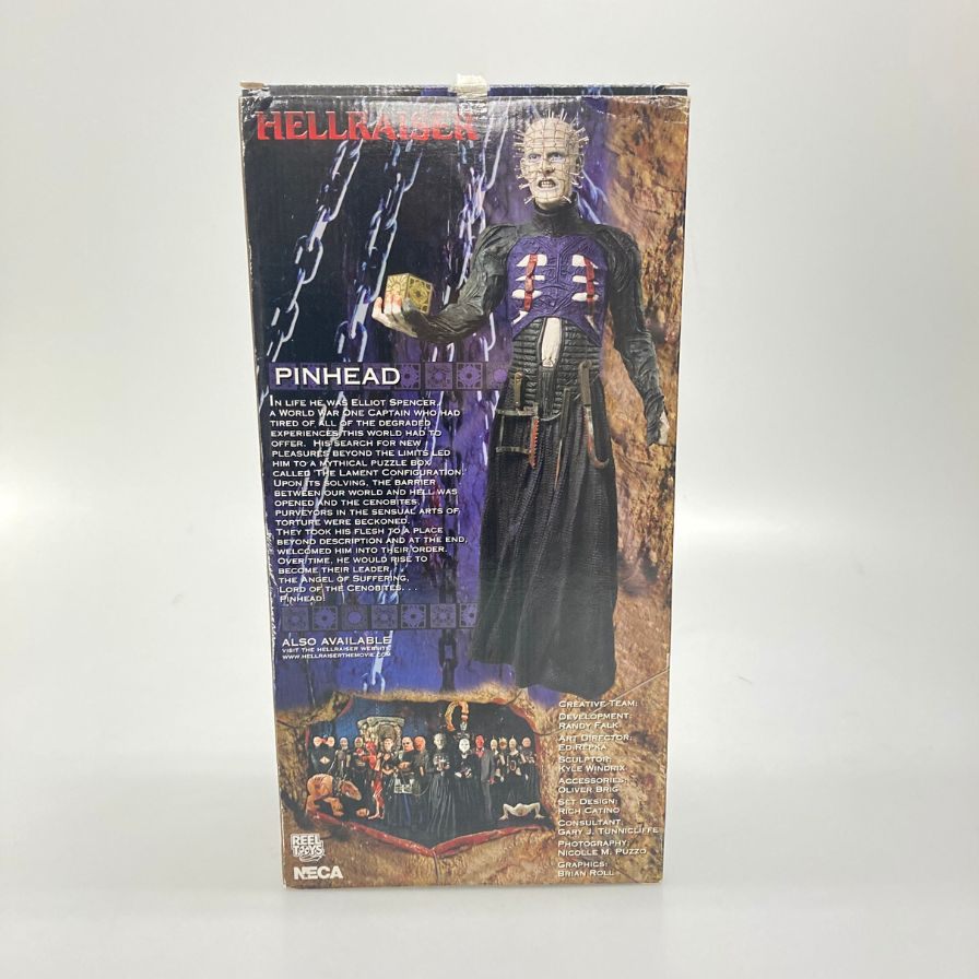 極美品◆ネカ リールトイズ フィギュア  ヘルレイザー ピンヘッド NECA REEL TOYS【7F】【中古】