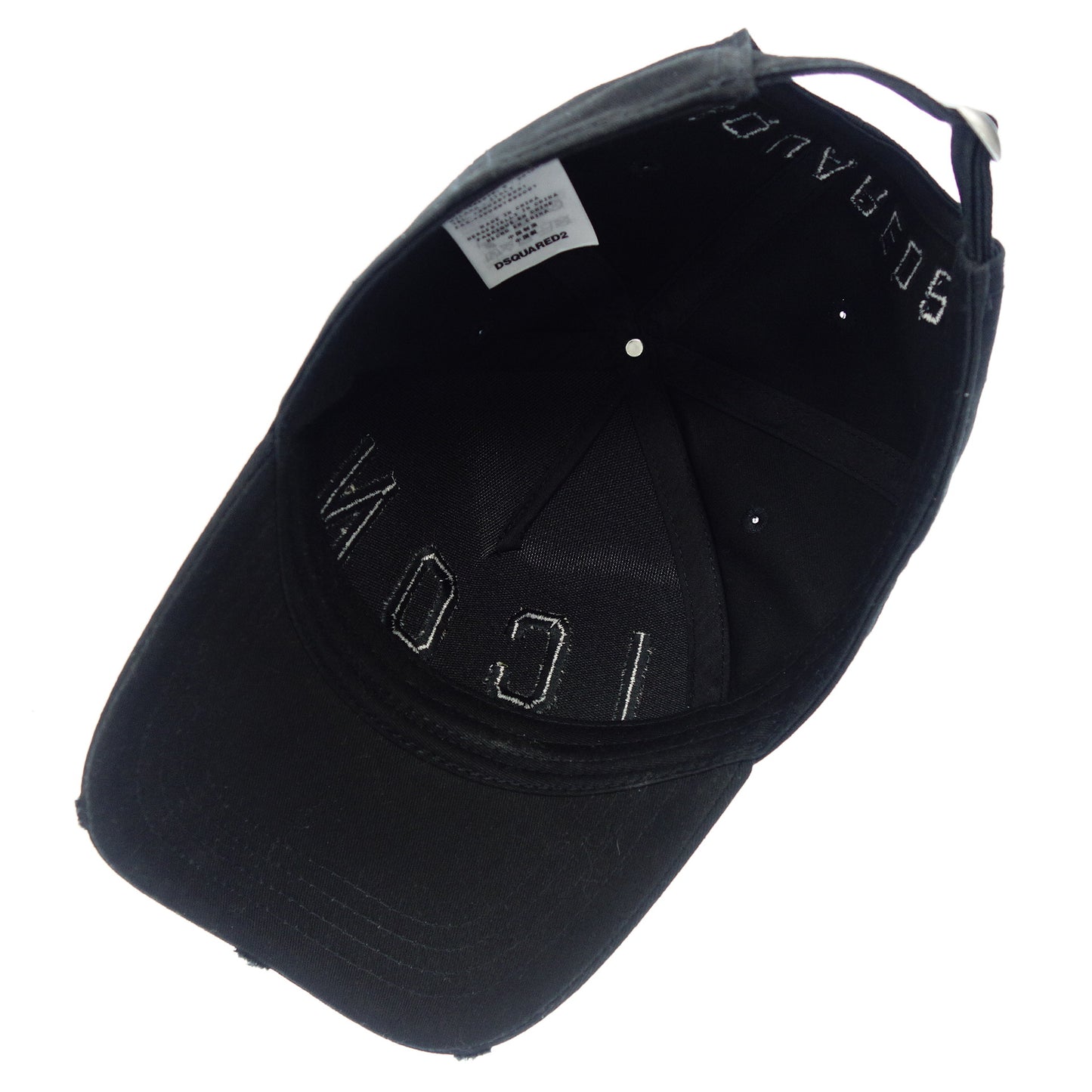 Good condition◆D Squared Baseball Cap ICON Black DSQUARED2 [AFI21] 