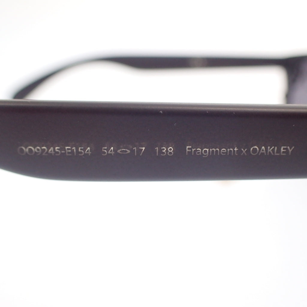 新品同様◆オークリー フラグメント サングラス フロッグスキン ブラック Frogskins OO9245 OAKLEY fragment【AFI18】