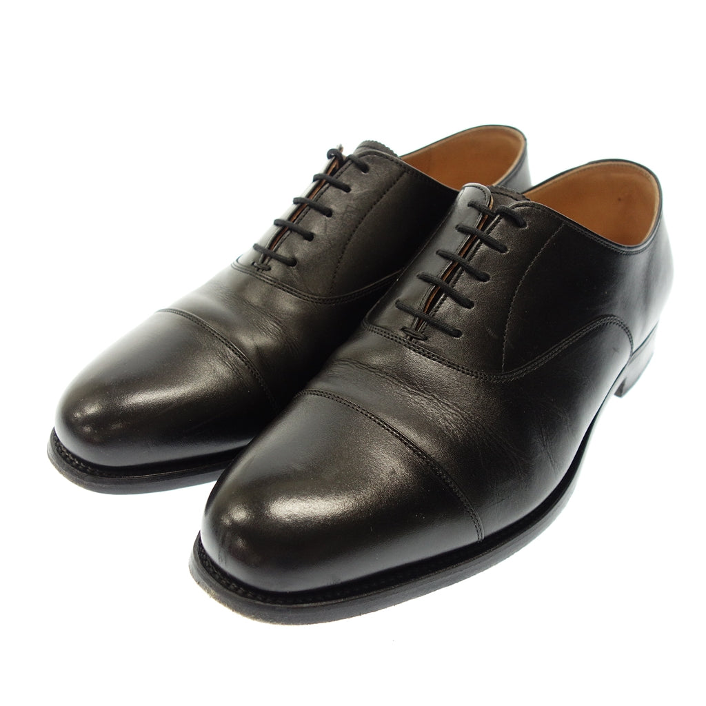 Good Condition◆Scotch Grain Straight Tip Shoes Inner Feather 4016 Leather Men's 25.5 Black SCOTCH GRAIN [AFC10] 