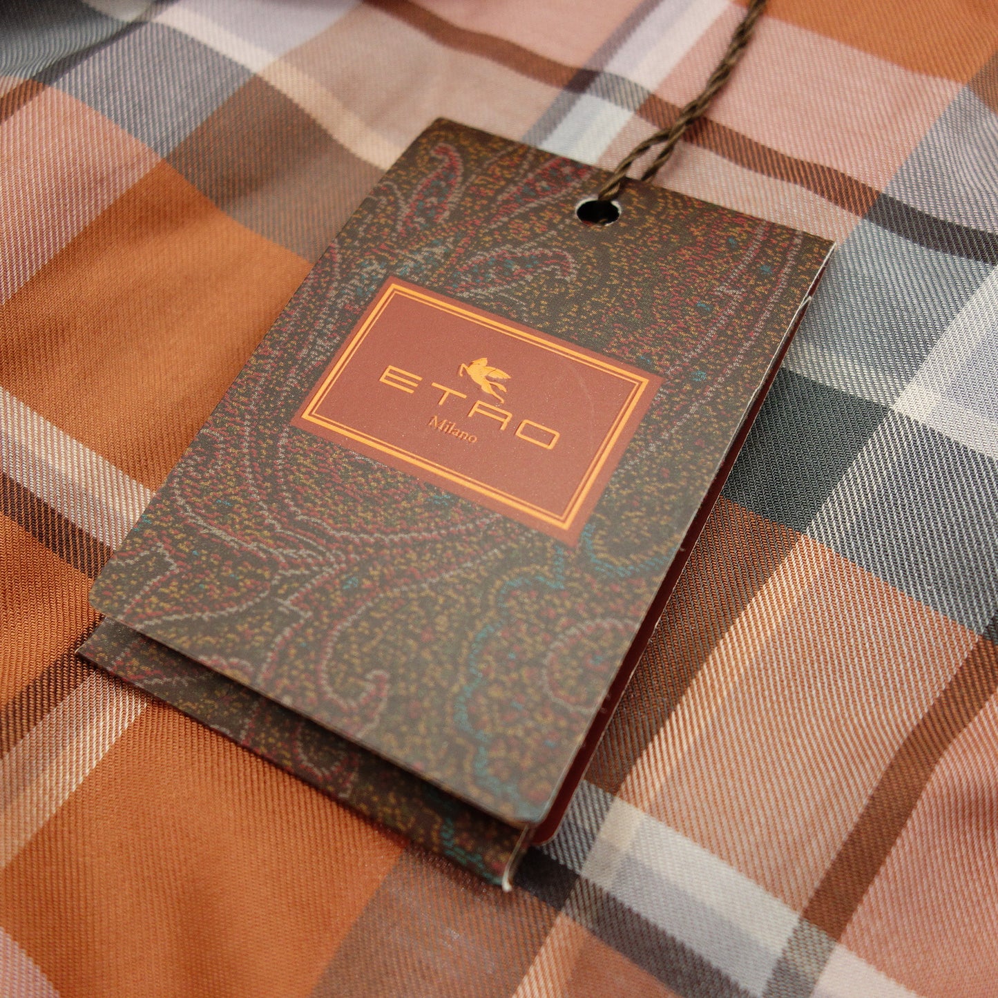 Like new◆ETRO Collection Shirt Etro Japan Tag Men's Size 40 Orange ETRO BEN ETRO ESSERE [AFB14] 