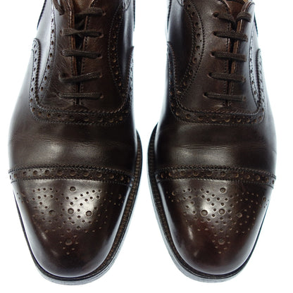 Used JMWESTON Leather Shoes Punched Cap Toe 310 Men's 6 Brown JMWESTON [LA] 