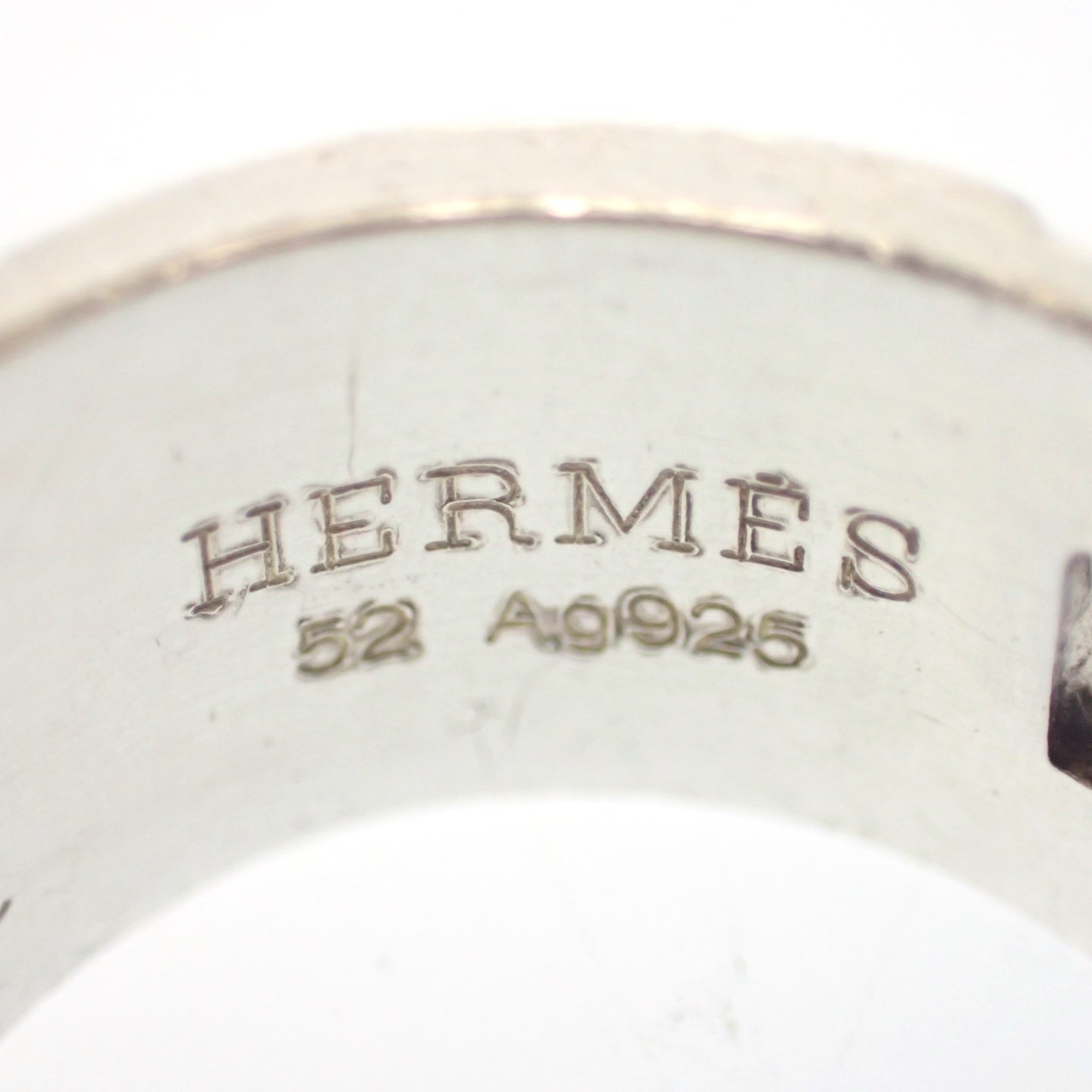 二手的 ◆爱马仕戒指 Hercules SV925 银子尺寸 52 附带盒子 HERMES [LA] 