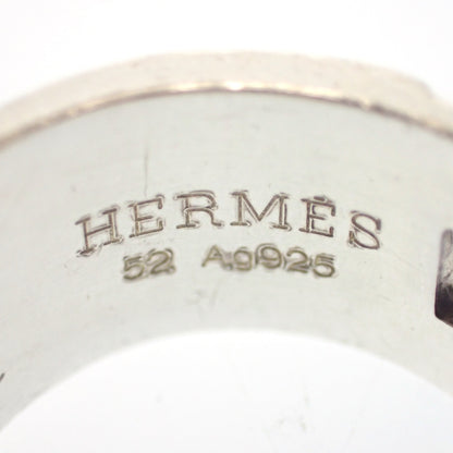 中古◆エルメス 指輪 リング ヘラクレス SV925 シルバー サイズ52 箱付き HERMES【LA】