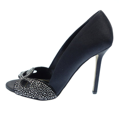 Good condition ◆ Sergio Rossi high heels 6070 pumps ladies size 36 black sergio rossi [AFC8] 