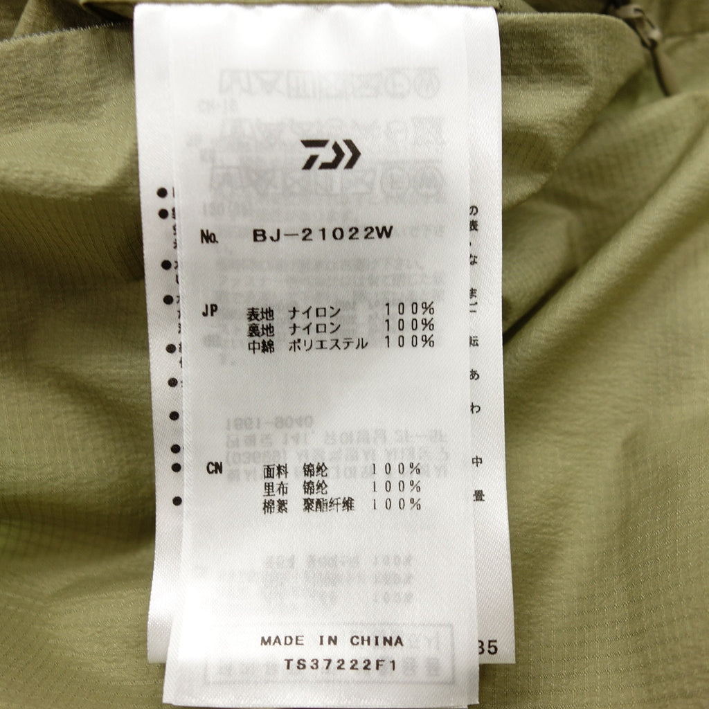 Good Condition◆Daiwa Pia Reversible Vest 22AW Nylon Men's Khaki Size M BJ-21022W DAIWA PIER39 TECH REVERSIBLE PULLOVER PUFF VEST [AFB15] 