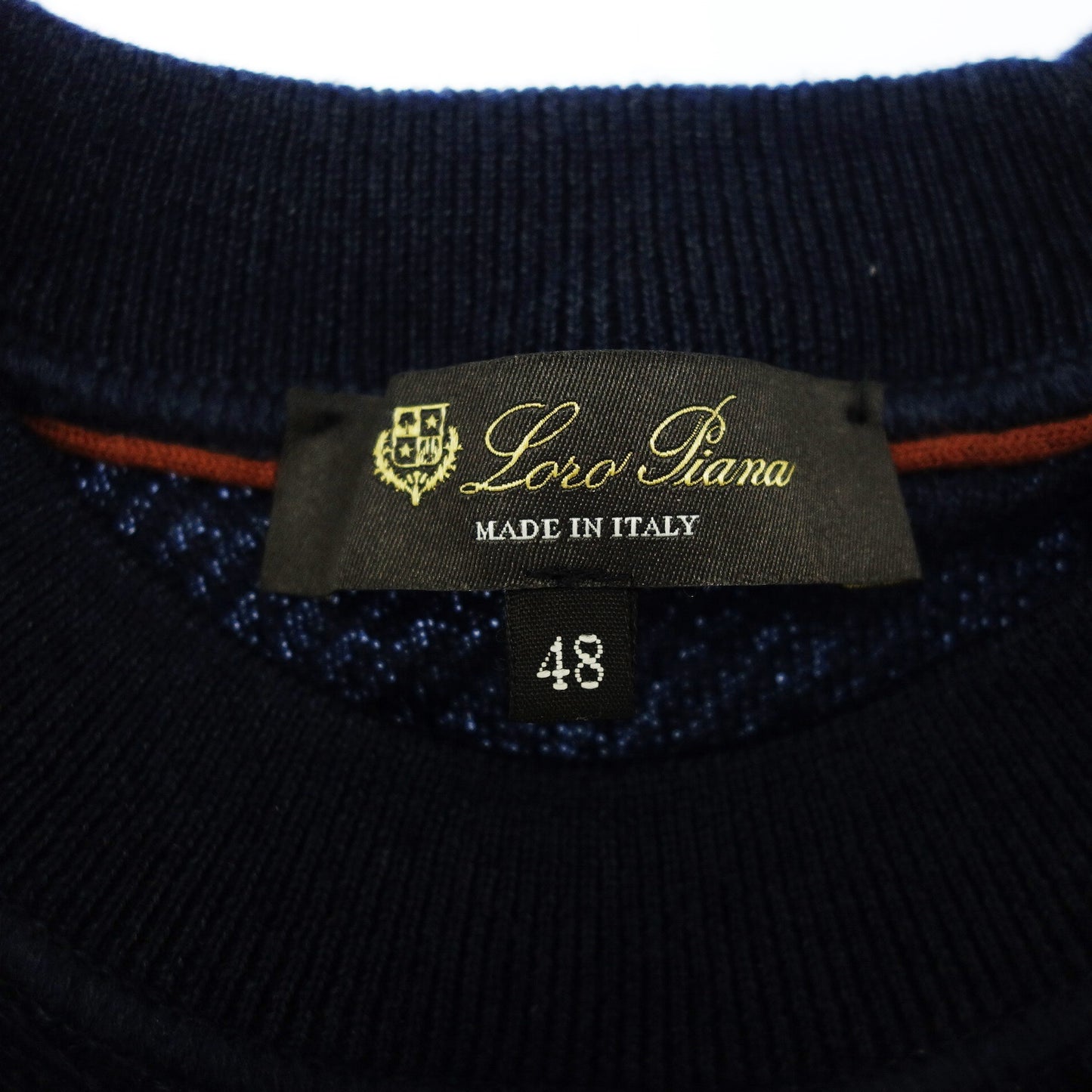 Loro Piana Knit Sweater Cashmere x Silk Men's 48 Navy Loro Piana [AFB10] [Used] 