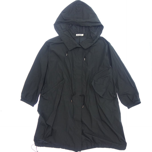 Used JIL SANDER hooded coat polyester ladies size 32 black JIL SANDER [AFB3] 