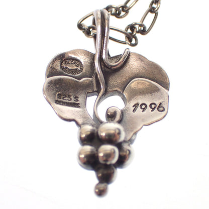 Good condition ◆ Georg Jensen necklace pendant grape SV925 silver GEORG JENSEN [AFI17] 