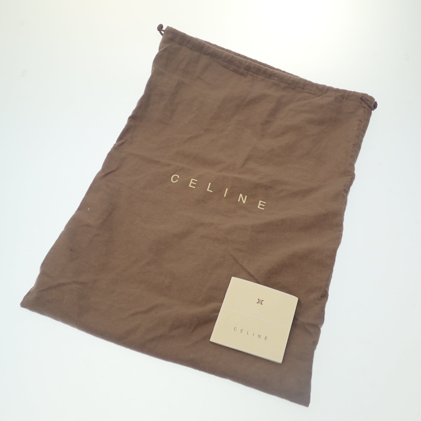 Used ◆ Celine Handbag Mini Marche PVC x Leather SC-ST-1028 Brown CELINE [AFE4] 