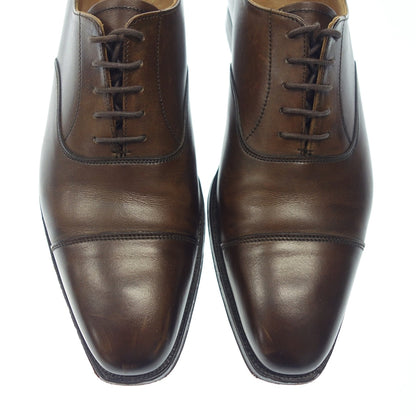 状况非常好 ◆ Crockett &amp; Jones 直尖皮鞋 Hallam 男式 7.5 棕色 Crockett &amp; Jones HALLAM [LA] 