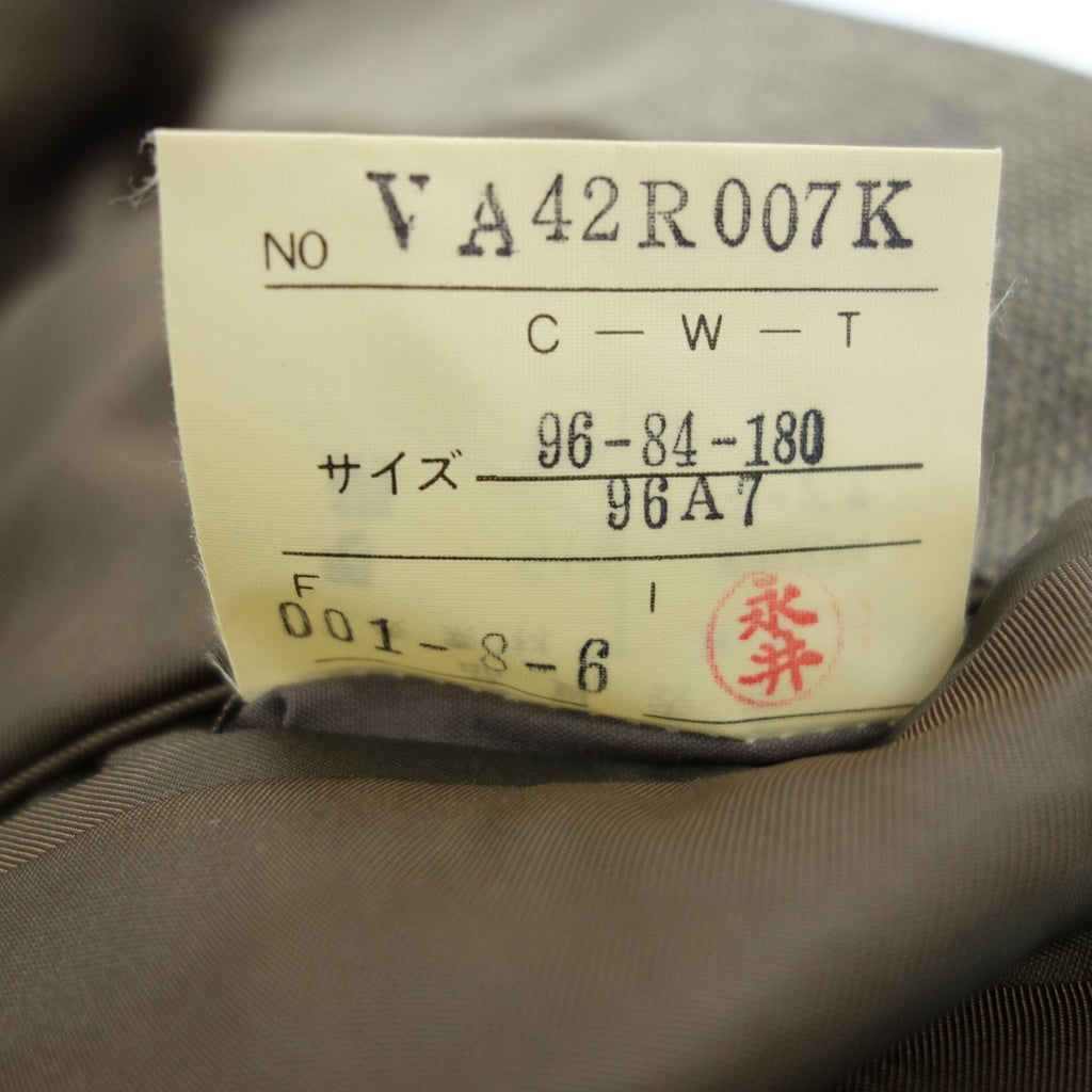 中古◆ヴァリエ ジャケット ウール×シルク メンズ グレー サイズ96A7 VARIE【AFB42】