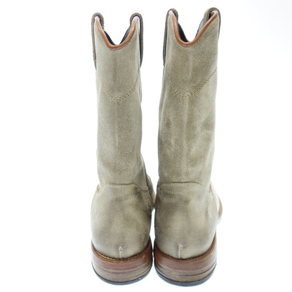 Good Condition◆BUTTERO Leather Boots Western B1175 Suede Men's Size 42 Gray BUTTERO [AFC43] 