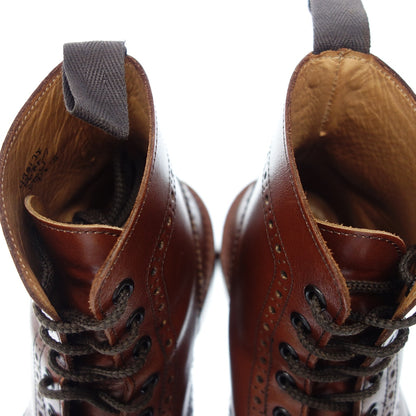 Good Condition◆Tricker's Leather Shoes Country Boots M5634 STOW Men's Brown UK7.5 Tricker's [LA] 