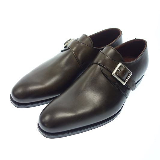 Crockett &amp; Jones Leather Shoes Single Monk Saville SAVILE4 Men's 5.5E Brown Crockett &amp; Jones [LA] 