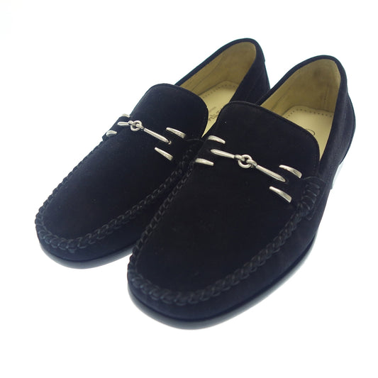 Like new ◆ Cole Haan slip-on bit moccasin suede men's 10 black COLE HAAN [AFD5] 