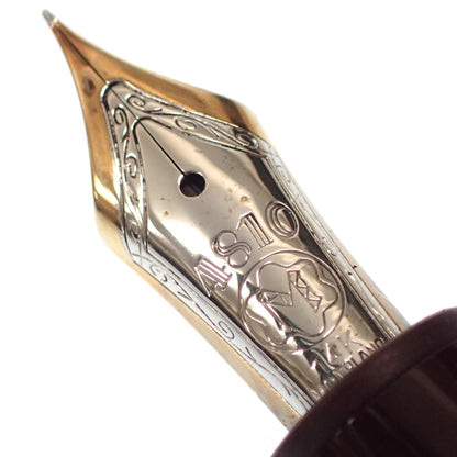 中古◆モンブラン 万年筆 マイスターシュテュック No.146 ペン先14K 赤系 MONTBLANC MEISTERSTUCK【AFI6】