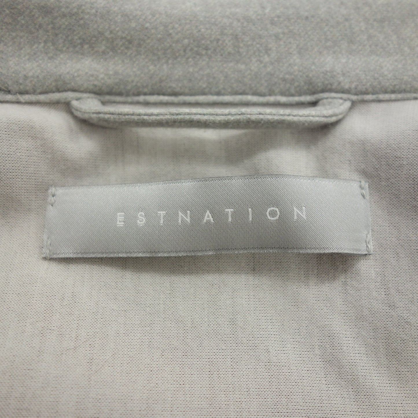 ESTNATION Jacket Silver Rayon Men's Light Gray L ESTNATION [AFB28] [Used] 