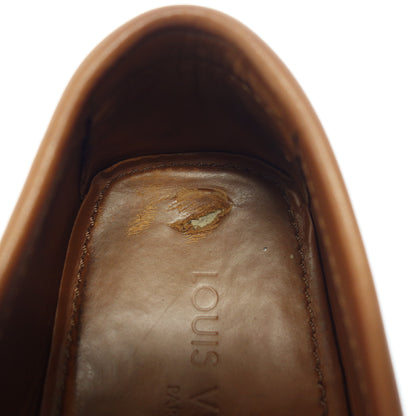 Used ◆Louis Vuitton Leather Loafer LV Hardware Gold Hardware FA0047 Men's Brown Size 10 LOUIS VUITTON [AFC22] 