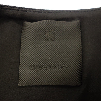 Good condition ◆ Givenchy Dress Peplum Sleeveless Logo Zip BW21CM4ZC9 Women's XS Black GIVENCHY [AFB4] 