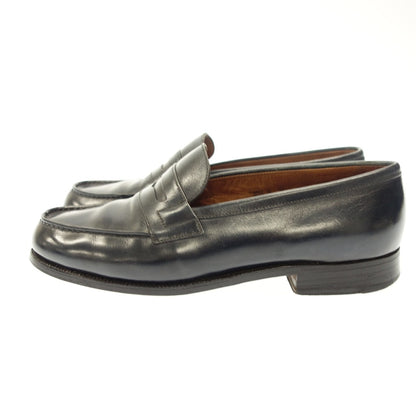 Used ◆JM Weston Leather Shoes Signature Loafers 180 Men's Navy Size 4.5D JMWESTON [AFC41] 