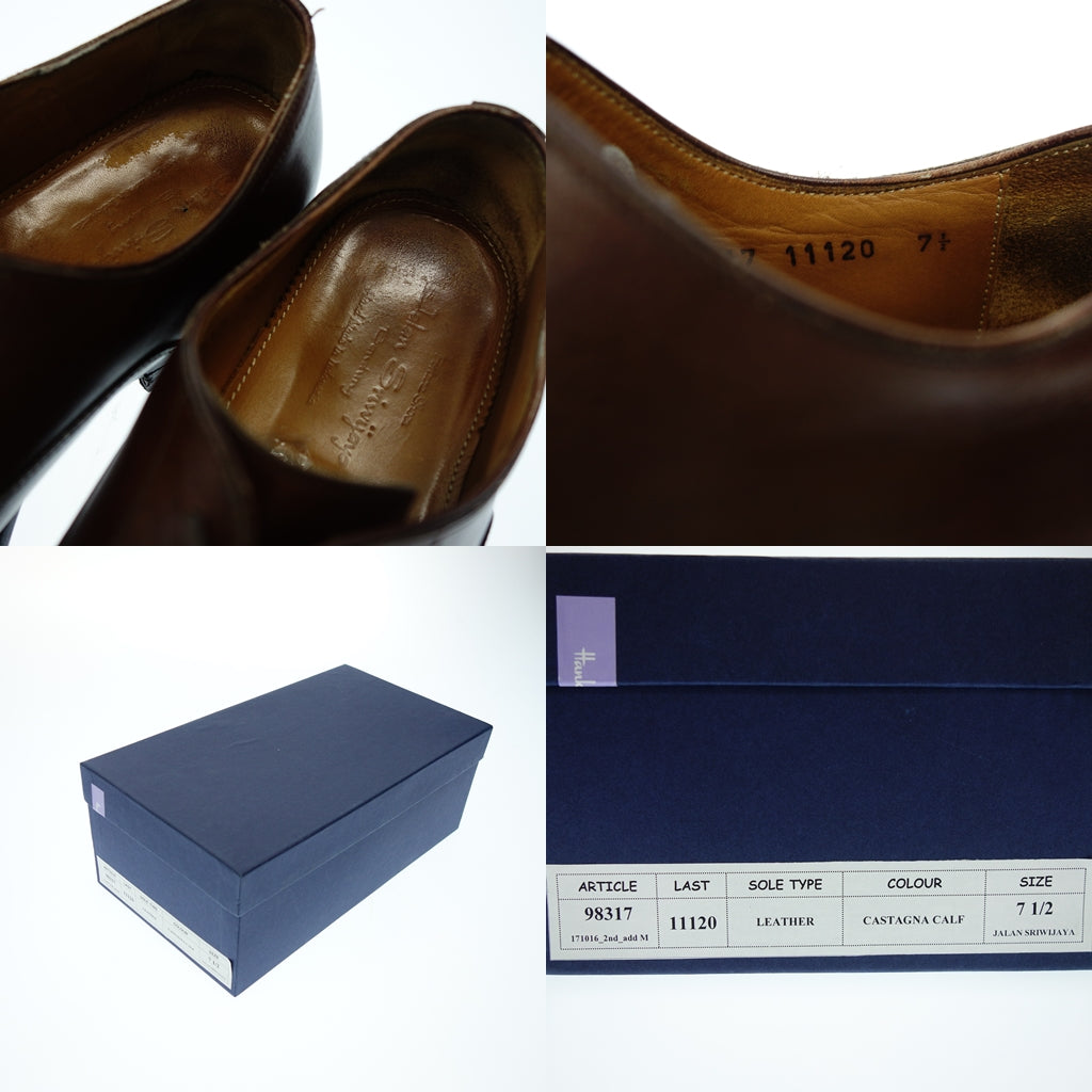 靴 98317 Bandung / BLACK (LEATHER SOLE) Jalan Sriwijaya Leather Shoes Straight Tip 98317 Bandung