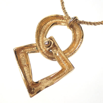 Good condition ◆ Yves Saint Laurent necklace pendant gold YSL Yves Saint Laurent [AFI2] 