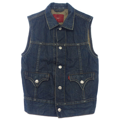 Used ◆Levi's Red Denim Vest Gilet Vintage Men's Size M Indigo Levis RED [AFB39] 