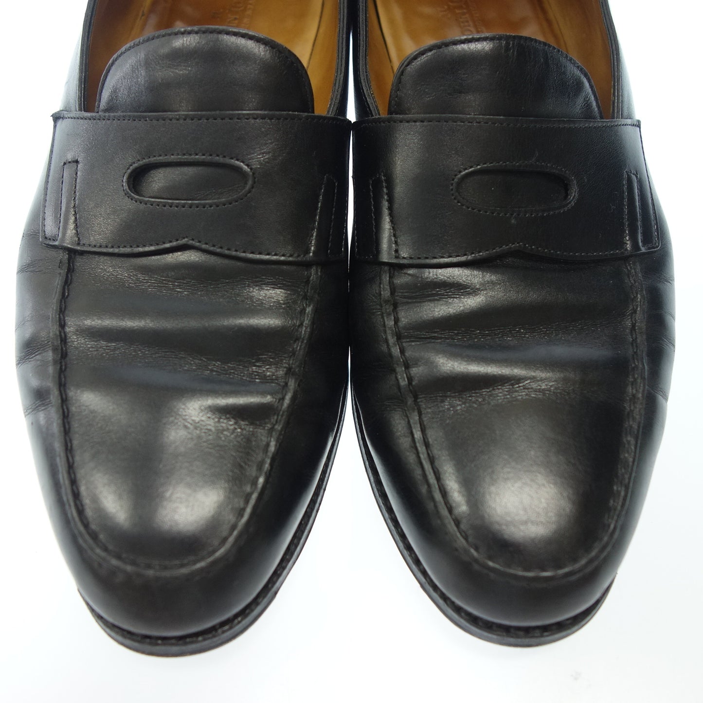 ジョンロブ コインローファー ロペス メンズ ブラック 8E JOHN LOBB【AFC23】【中古】