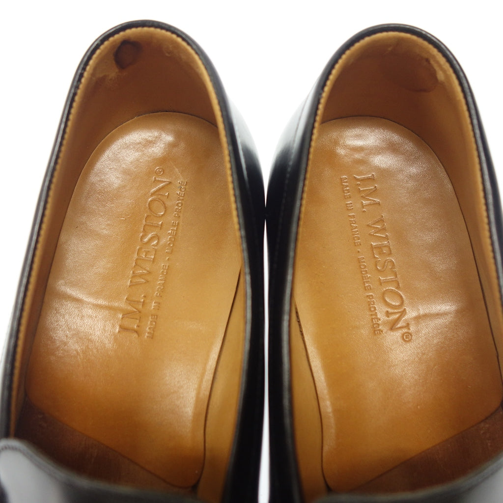 Used ◆JM Weston Leather Shoes Signature Loafers 180 Black 7C JMWESTON [LA] 