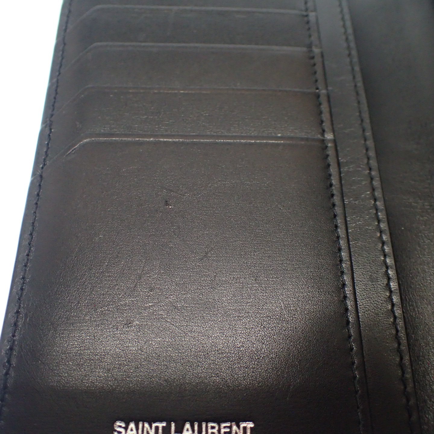 サンローラン 二つ折り長財布 456152 SAINT LAURENT【AFI18】【中古】