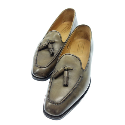 Very good condition ◆ Edward Green Lowndes Tassel Loafer Men's Green Size 7.5 EDWARD GREEN [AFD9] 