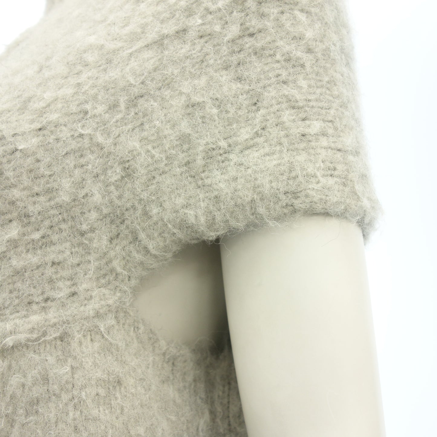 Good condition ◆ Maison Martin Margiela Knit Dress Alpaca Zip Up S311HA0431 Women's Gray Size XS Maison Martin Margiela [AFB26] 