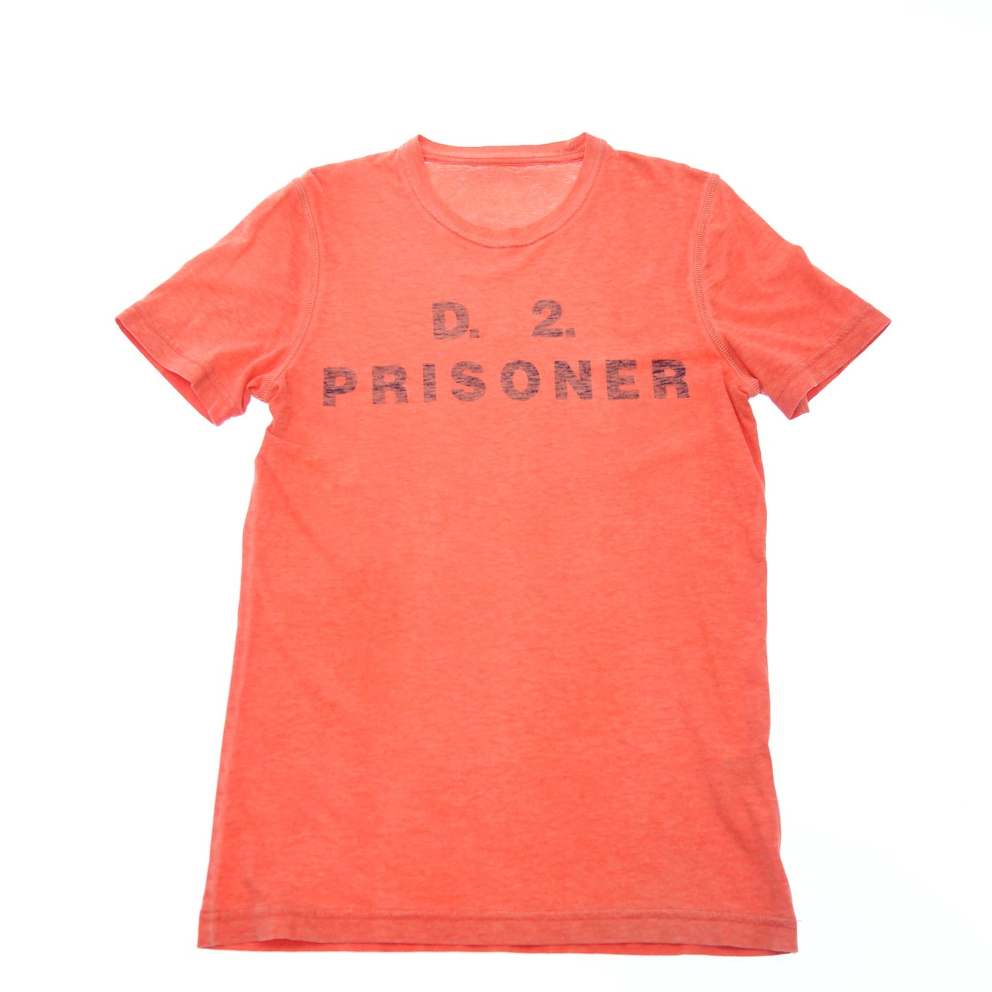 Used ◆D Squared Short Sleeve T-shirt Cut and Sew Print Crew Neck Men's XS Red DSQUARED2 [AFB10] 