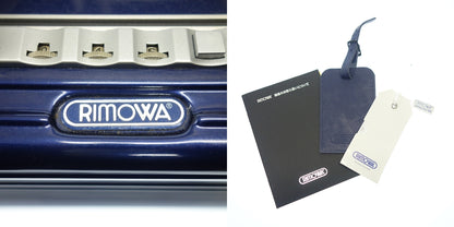 Good condition ◆ RIMOWA attache case 88109340 Limbo notebook blue RIMOWA LIMBO NOTEBOOK [AFE8] 