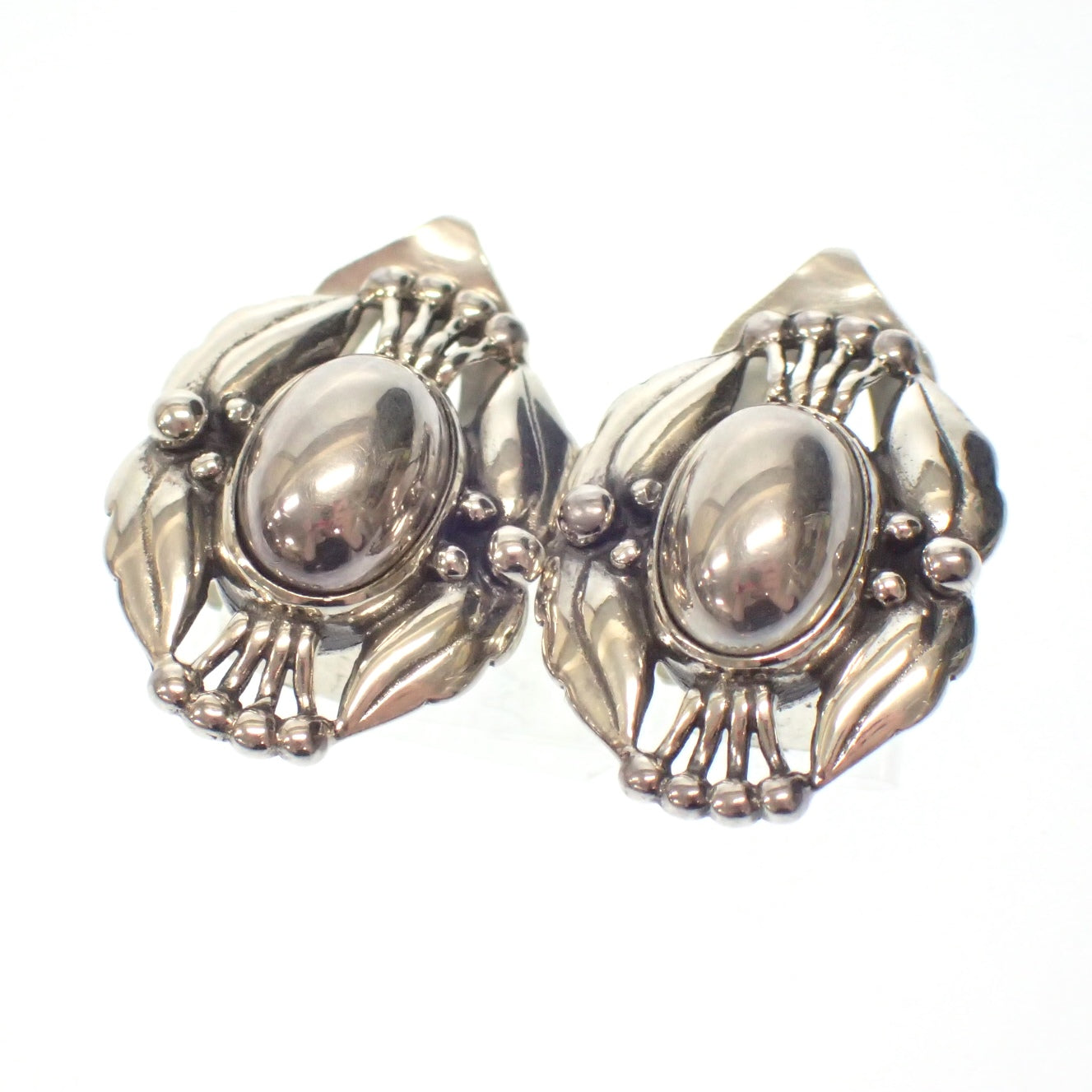 Good Condition◆Georg Jensen Earrings Heritage 2000 SV925 Silver Georg Jensen [AFI16] 