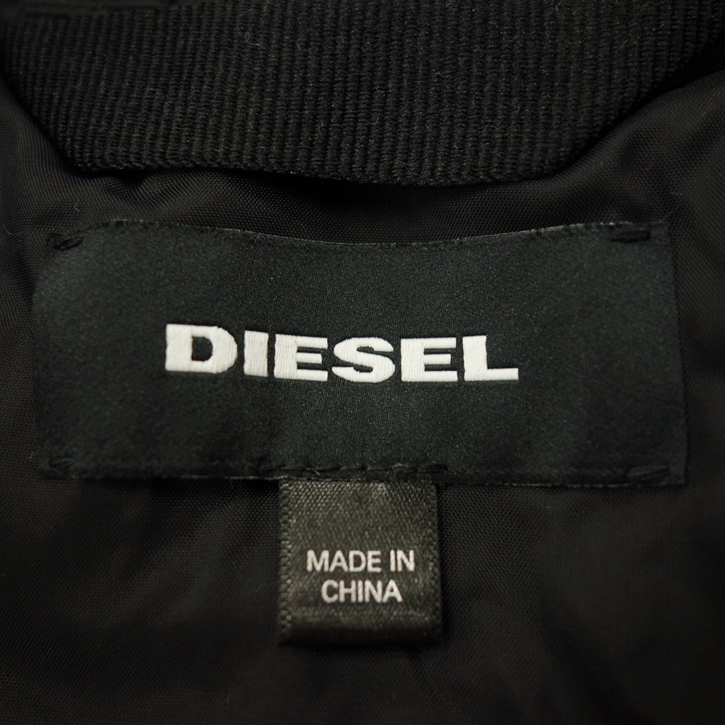 Good Condition◆Diesel Oversized Blouson Bomber Jacket ONLY-THE B/RAVE MA1 Nylon Ladies Size M Black DIESEL [AFA24] 