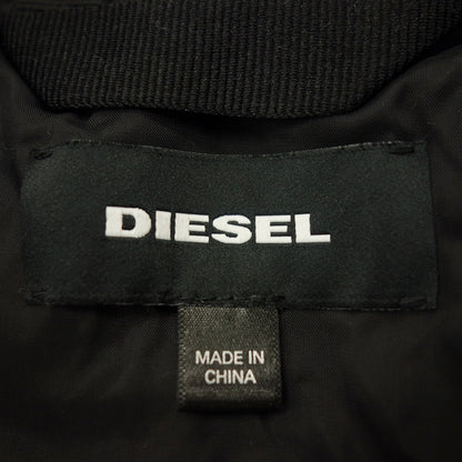 美品◆ディーゼル オーバーサイズブルゾン ボンバージャケット ONLY-THE B/RAVE MA1 ナイロン レディース サイズM 黒 DIESEL【AFA24】