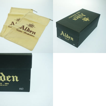 二手 ◆Alden 流苏乐福鞋 3906 United Arrows 定制 Aberdeen Last Cordovan 皮革男士黑色尺码 8.5D ALDEN UA UNITED ARROWS [AFD4] 