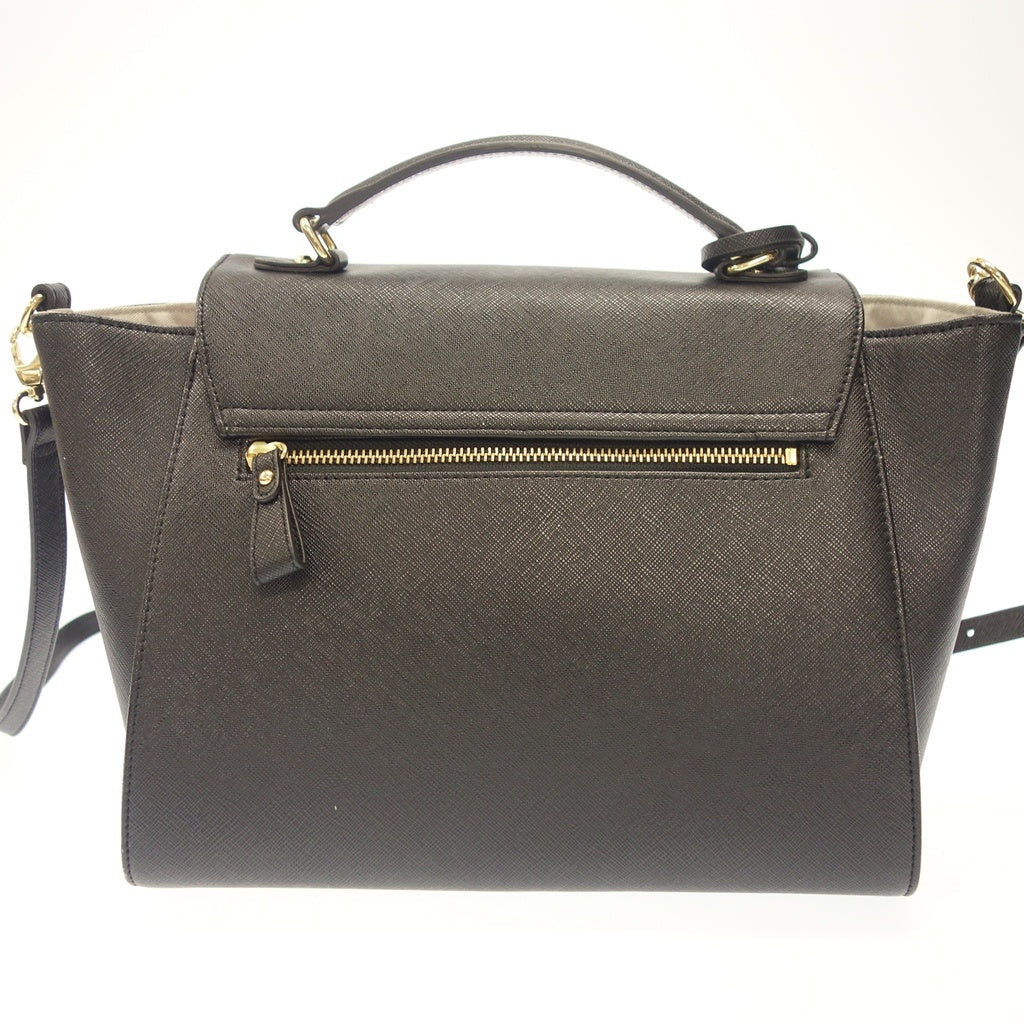 Good condition ◆ Samantha Vega shoulder bag 2way hand black SAMANTHAVEGA [AFE5] 