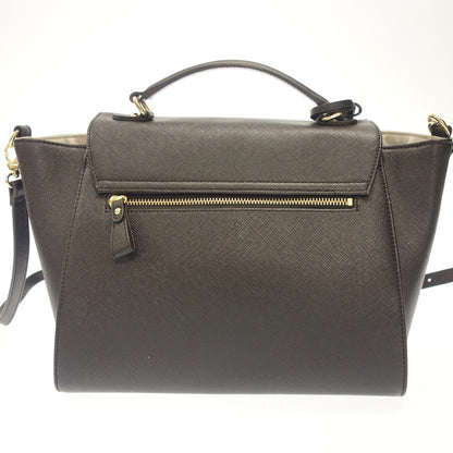 Good condition ◆ Samantha Vega shoulder bag 2way hand black SAMANTHAVEGA [AFE5] 