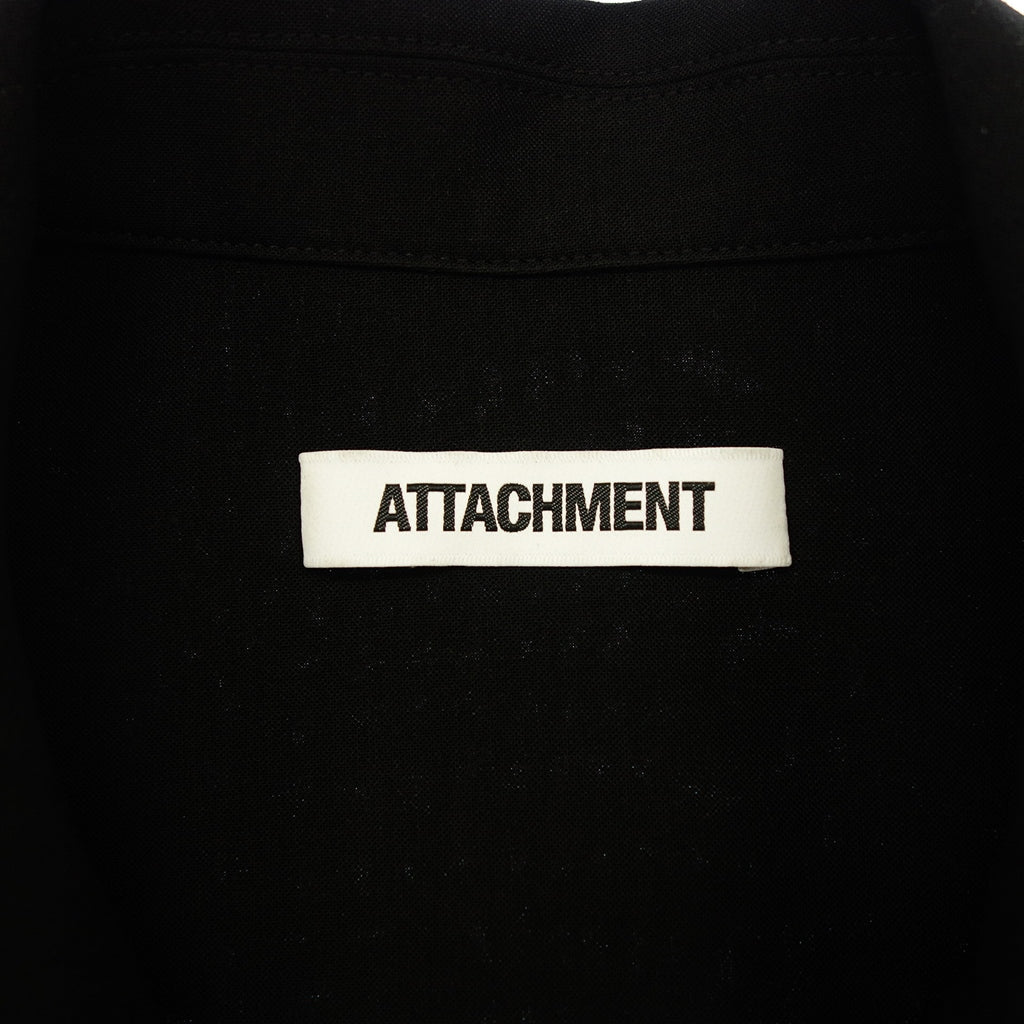 Very good condition◆Attachment Short sleeve shirt Men's Size 1 Black AS31-083 Attachment [AFB30] 