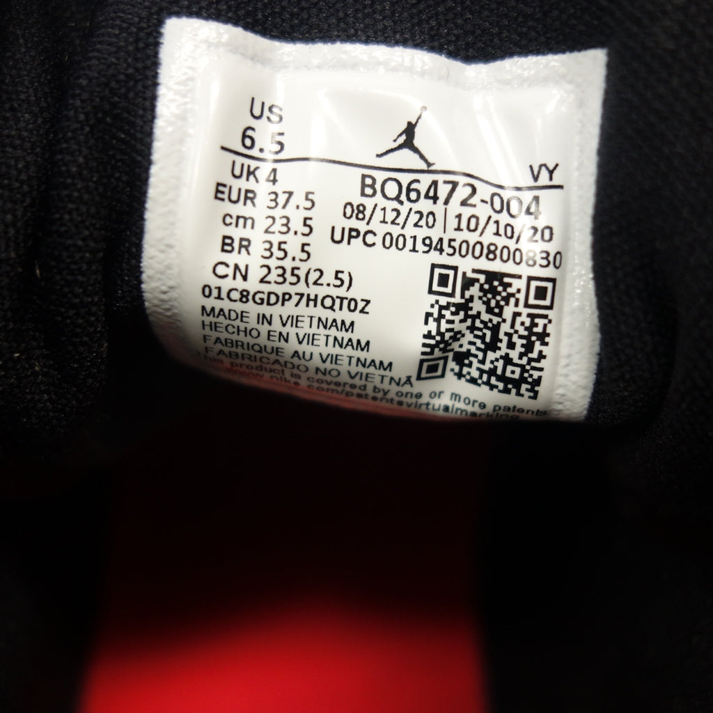 状况非常好 ◆ 耐克运动鞋 BQ6472 004 Air Jordan 1 Mid 女士 23.5 黑色 x 粉色 NIKE [AFD6] 