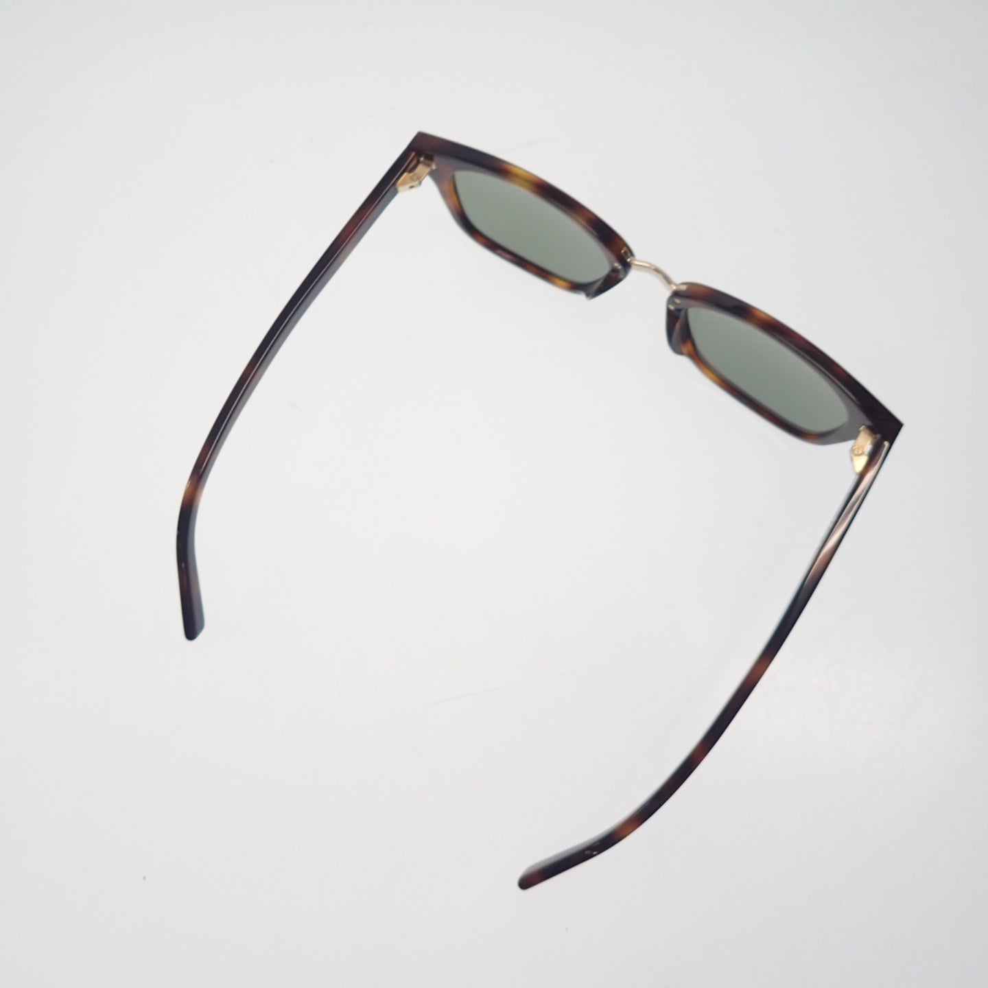 与新品一样◆Saint Laurent 太阳眼镜透明镜片龟甲花纹 SL288 SLIM 002 棕色 x 黑色盒子包含 Saint Laurent [AFI17] 